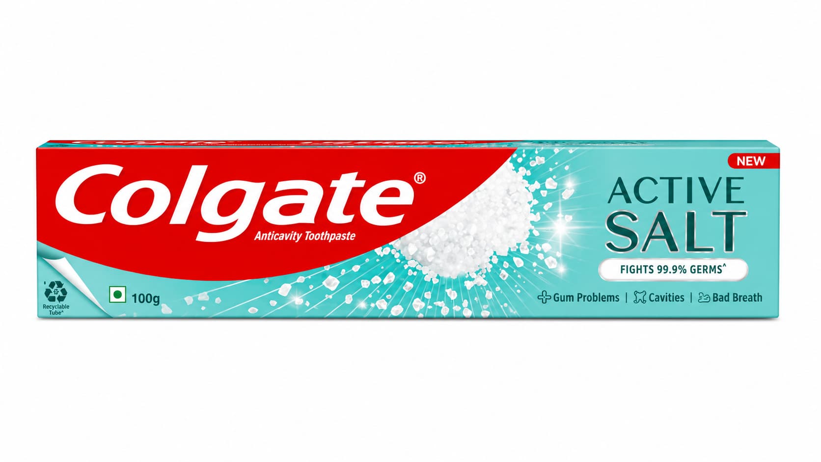 Colgate Toothpaste Active Salt 100g Carton